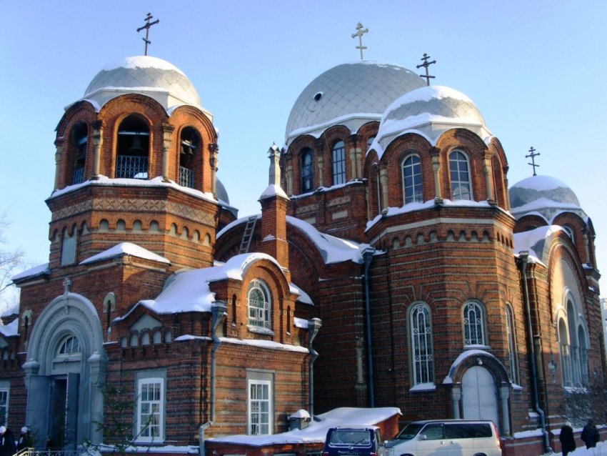 Собор Петра и Павла, Томск (Томск, город, Томская область). фасады, вид с юго-запада