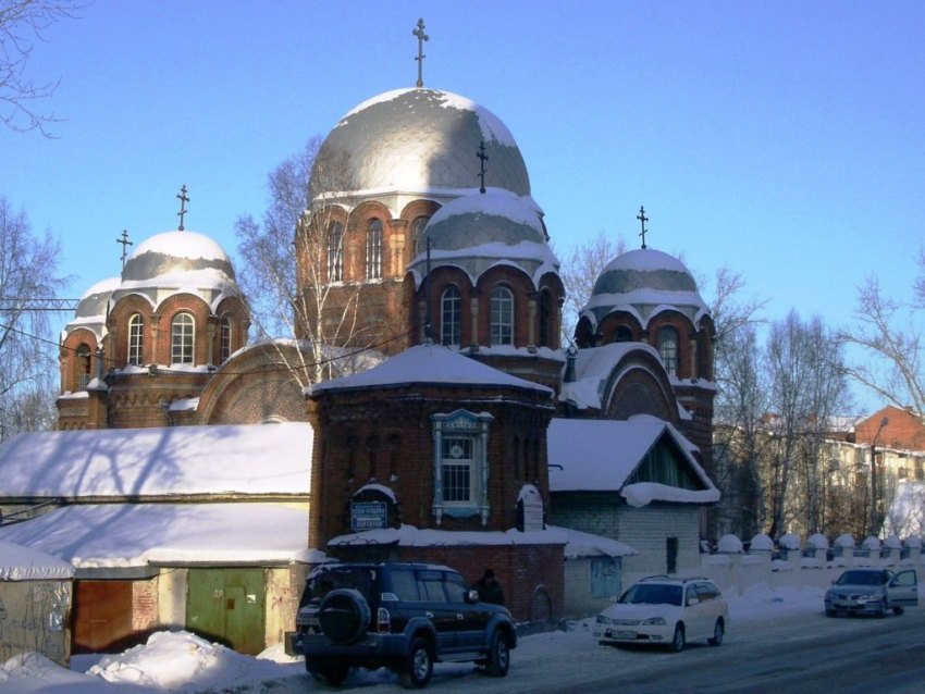 Собор Петра и Павла, Томск (Томск, город, Томская область). фасады, вид с юго-востока