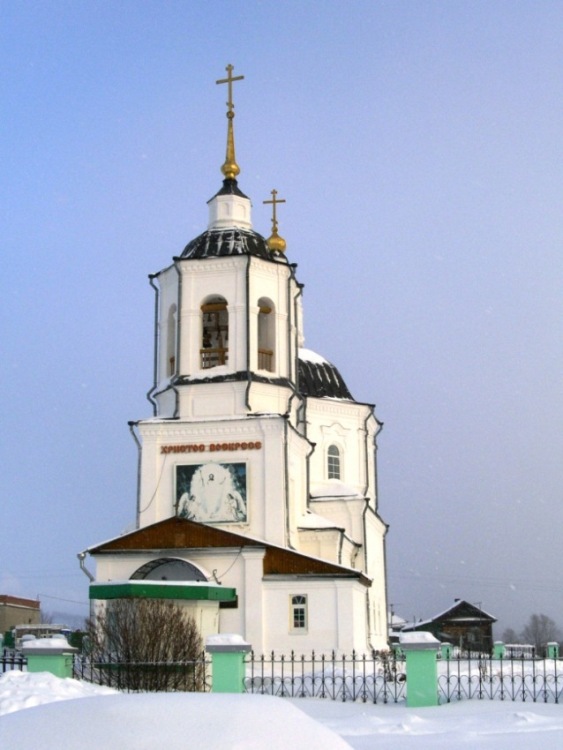Церковь Спаса Нерукотворного Образа, Коларово (Томский район, Томская область). фасады, вид с запада
