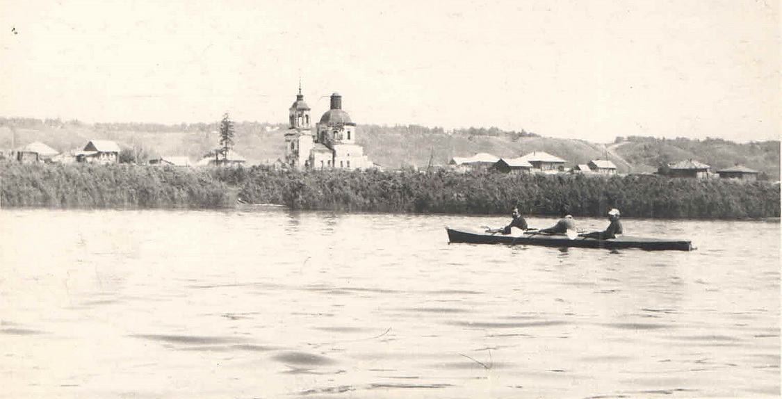 Коларово. Церковь Спаса Нерукотворного Образа. архивная фотография, Фото середины ХХ века из фондов Музея истории Томска