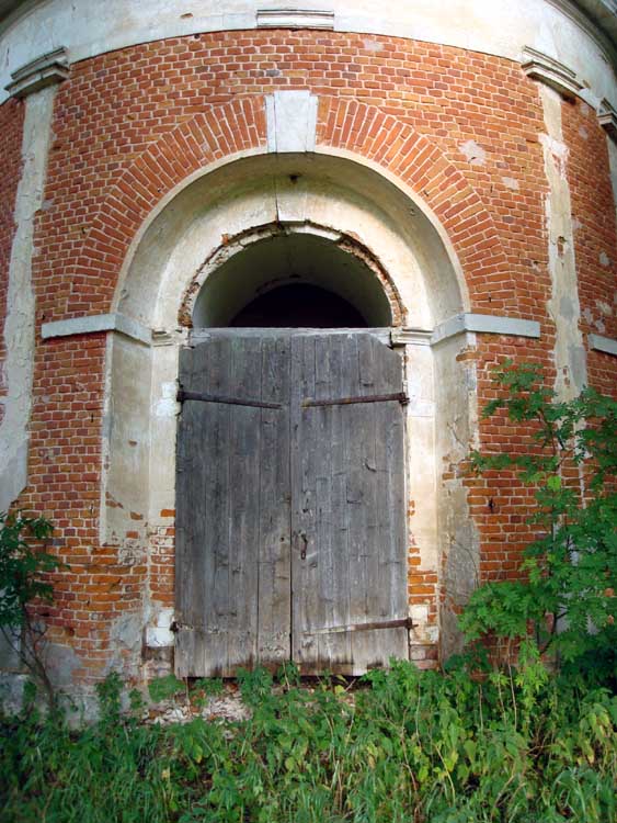 Церковь Печерской иконы Божией Матери, Прудки (Медынский район, Калужская область). архитектурные детали