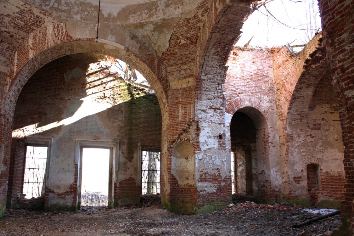 Церковь Печерской иконы Божией Матери, Прудки (Медынский район, Калужская область). интерьер и убранство