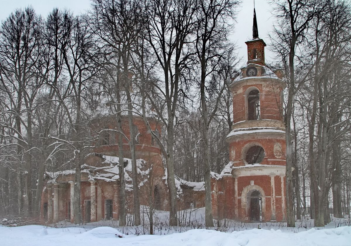 Церковь Печерской иконы Божией Матери, Прудки (Медынский район, Калужская область). фасады