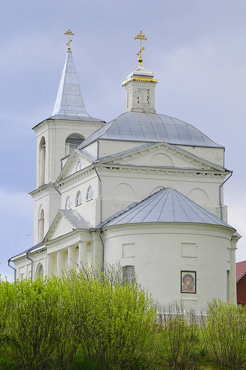 Туртень. Церковь Казанской иконы Божией Матери. фасады