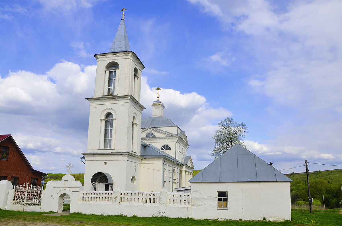 Туртень. Церковь Казанской иконы Божией Матери. фасады