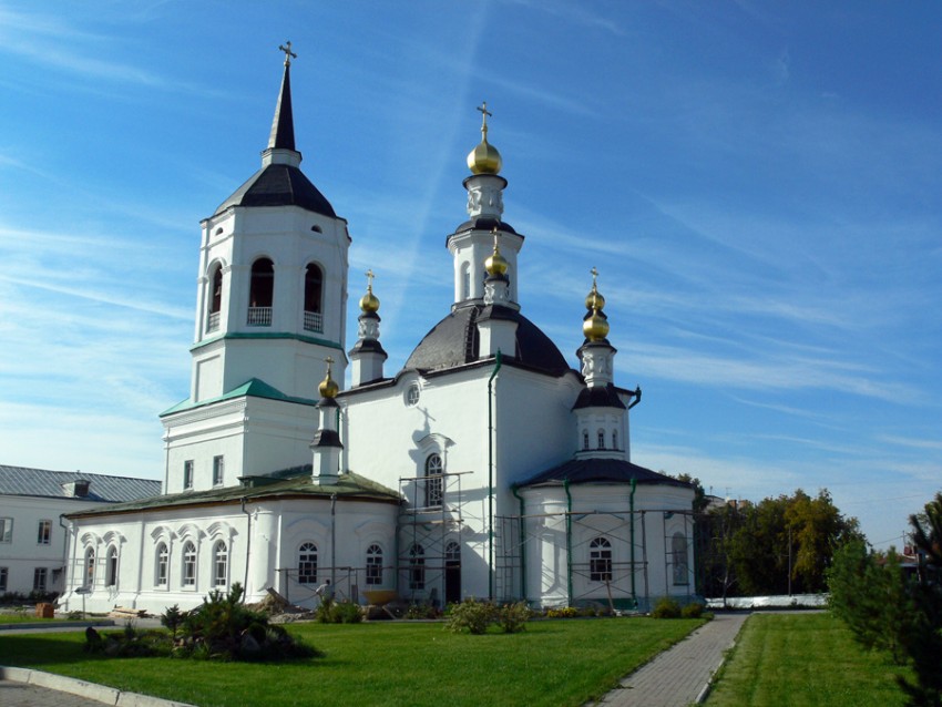Богородице-Алексиевский монастырь. Церковь Казанской иконы Божией Матери, Томск (Томск, город, Томская область). фасады, Вид с юго-востока