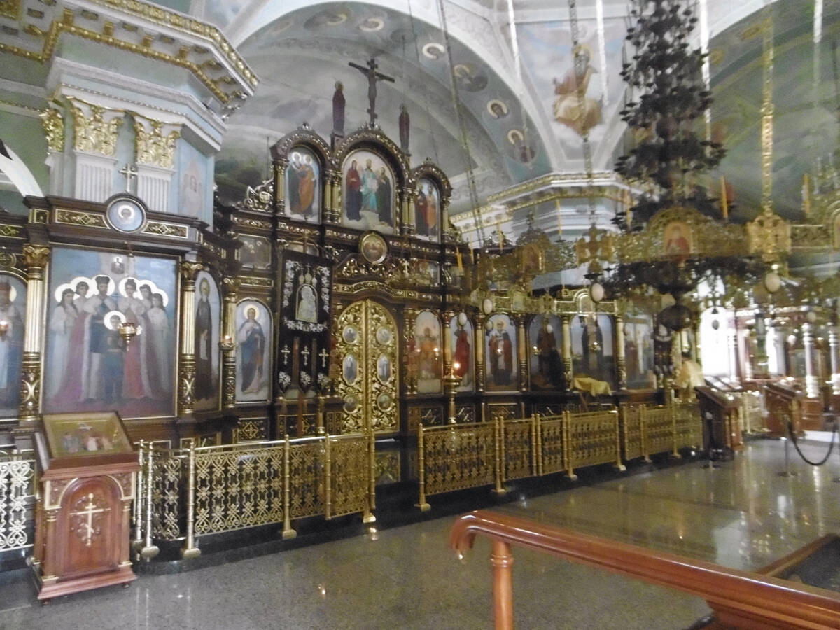 Крестовоздвиженский монастырь. Собор Воздвижения Креста Господня, Советский район (Нижний Новгород, город, Нижегородская область). интерьер и убранство, Главный иконостас собора
