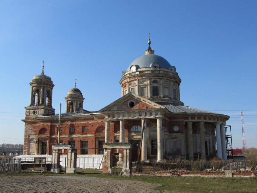 Церковь Сошествия Святого Духа, Шкинь (Коломенский городской округ, Московская область). фасады, южный фасад