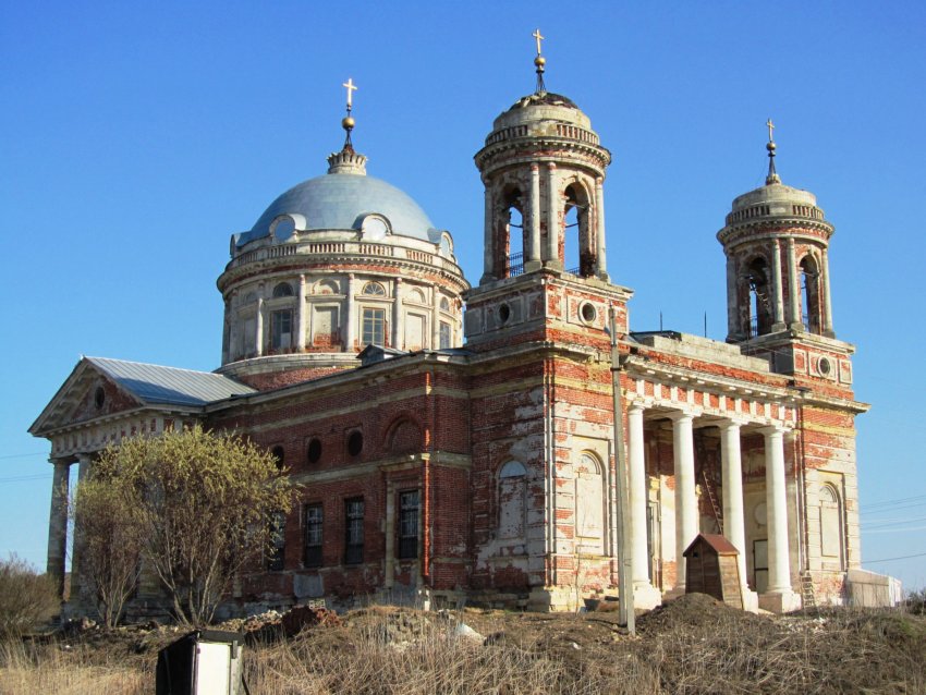 Церковь Сошествия Святого Духа, Шкинь (Коломенский городской округ, Московская область). фасады, вид с северо-запада