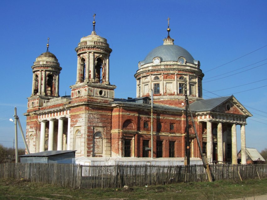 Церковь Сошествия Святого Духа, Шкинь (Коломенский городской округ, Московская область). фасады, вид с юго-запада