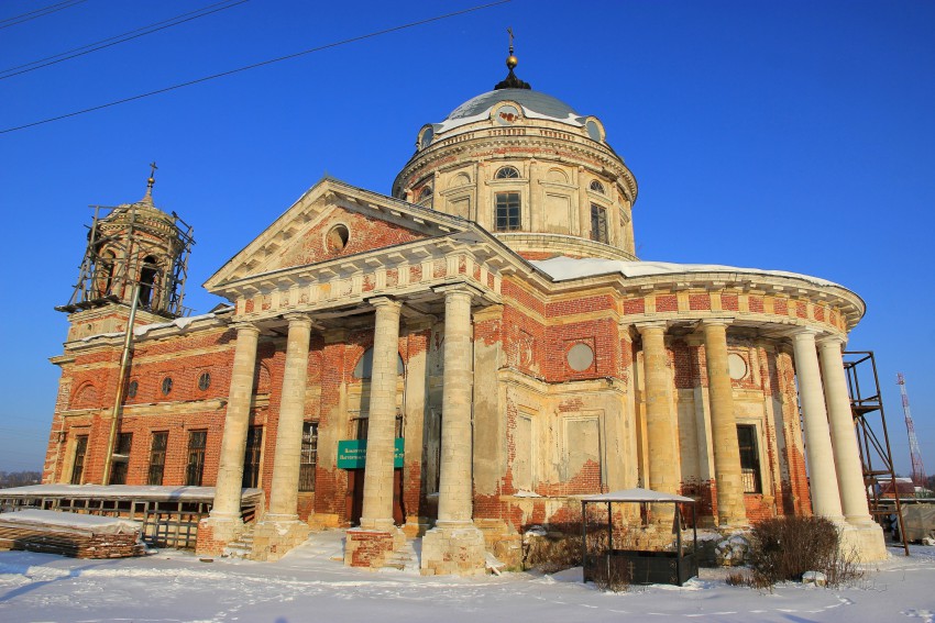 Церковь Сошествия Святого Духа, Шкинь (Коломенский городской округ, Московская область). фасады