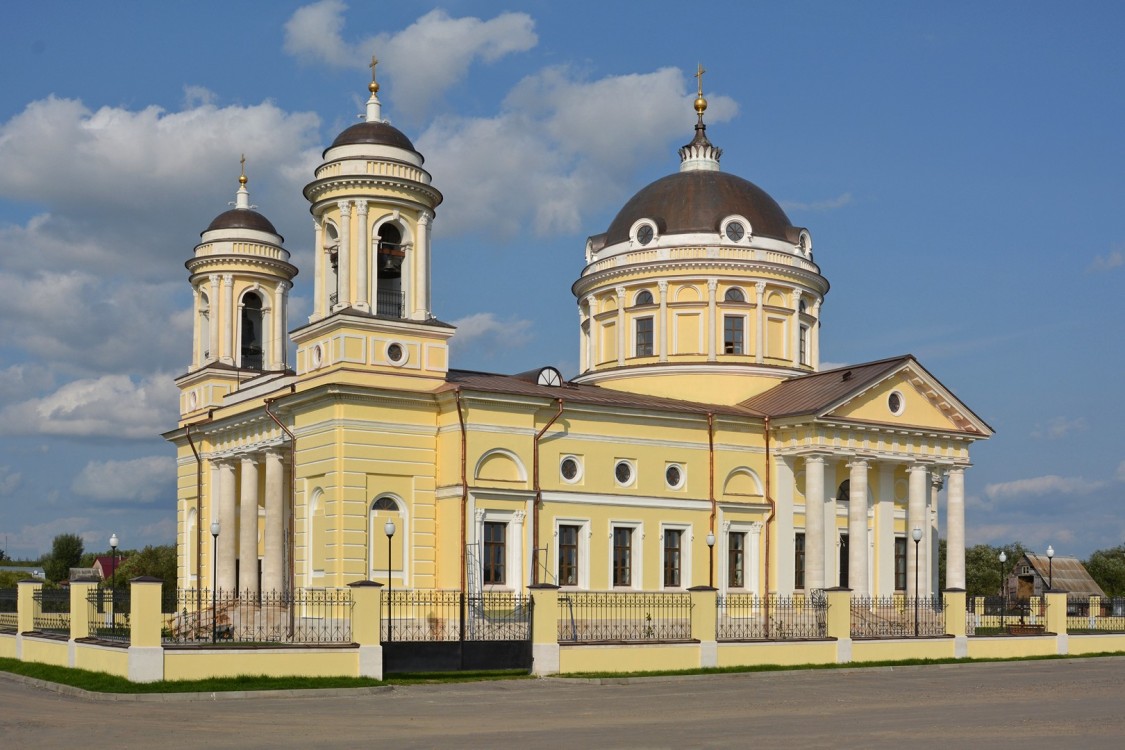 Шкинь. Церковь Сошествия Святого Духа. фасады, Вид с юго-запада