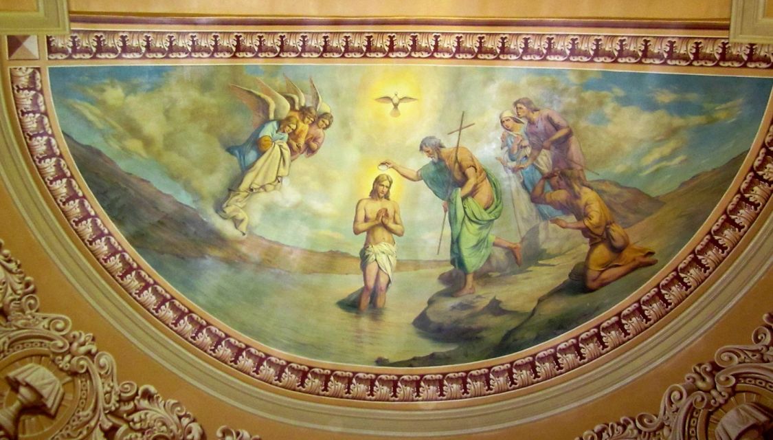 Церковь Сошествия Святого Духа, Шкинь (Коломенский городской округ, Московская область). интерьер и убранство, Фреска 