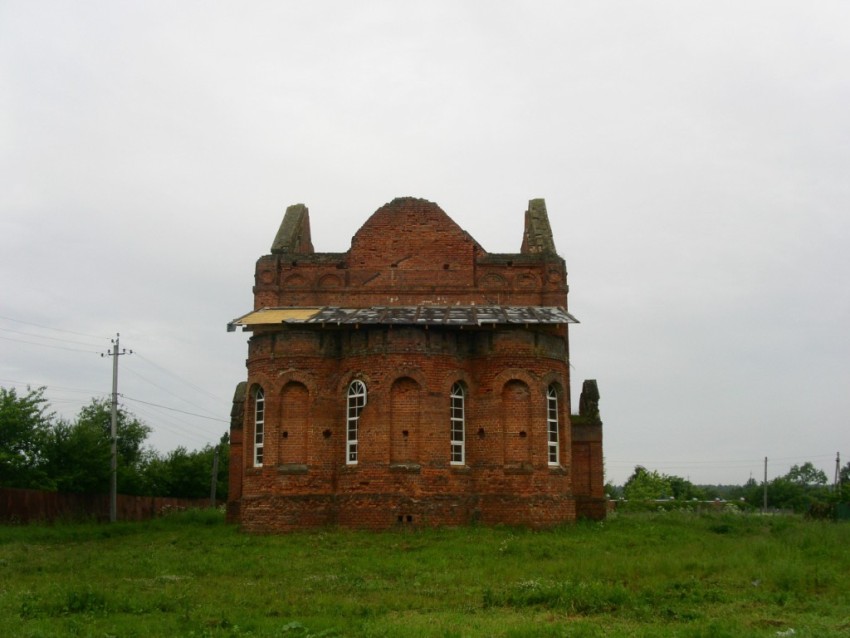 Церковь Гурия, Самона и Авива, Трёхсвятское (Малоярославецкий район, Калужская область). фасады, вид с востока