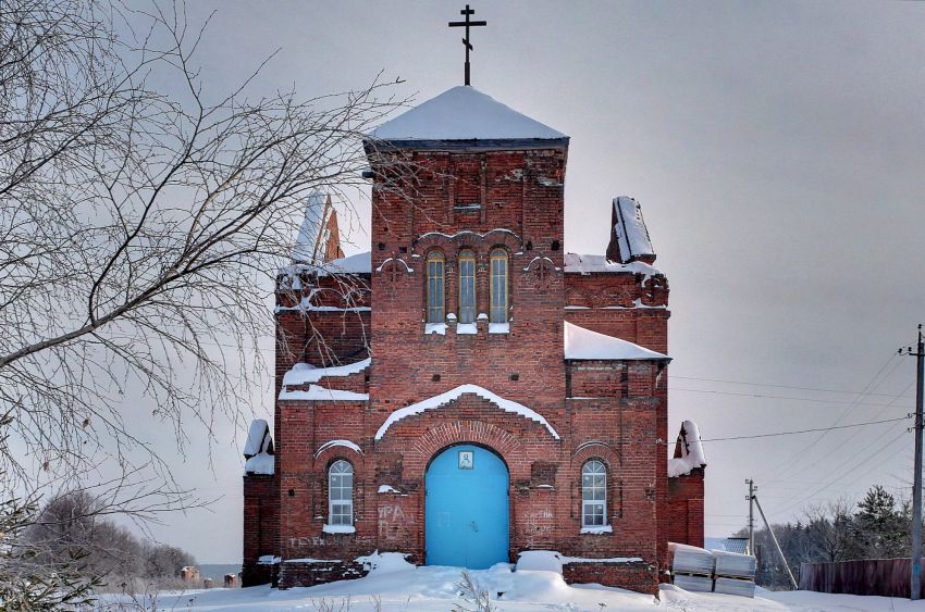 Церковь Гурия, Самона и Авива, Трёхсвятское (Малоярославецкий район, Калужская область). фасады