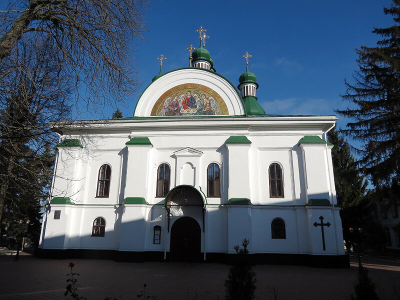 Киев. Троицкий мужской монастырь (Китаевская пустынь). Собор Троицы Живоначальной. фасады