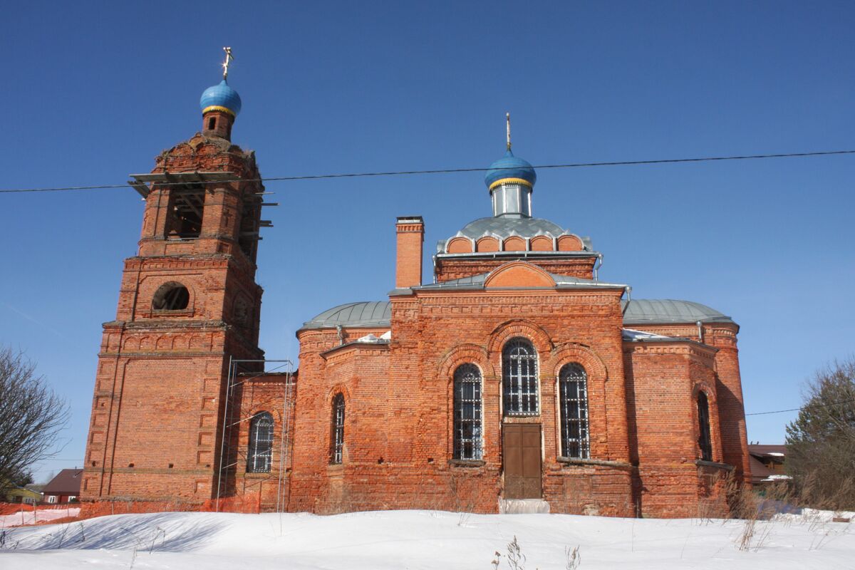 Церковь Троицы Живоначальной, Новлянское (Волоколамский городской округ, Московская область). фасады