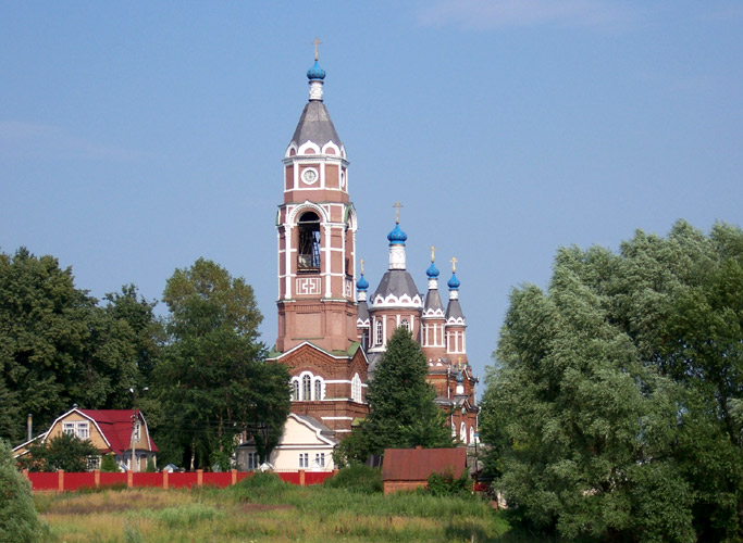 Игнатьево. Церковь Георгия Победоносца (новая). фасады