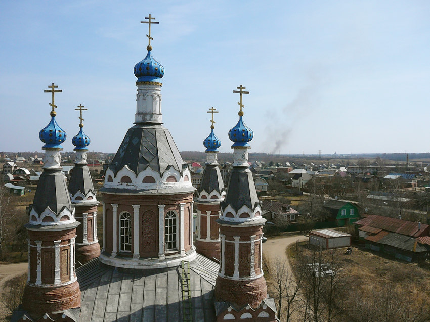 Игнатьево. Церковь Георгия Победоносца (новая). архитектурные детали