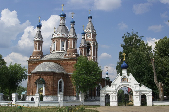 Церковь Георгия Победоносца (новая), Игнатьево (Раменский район и гг. Бронницы, Жуковский, Московская область). фасады