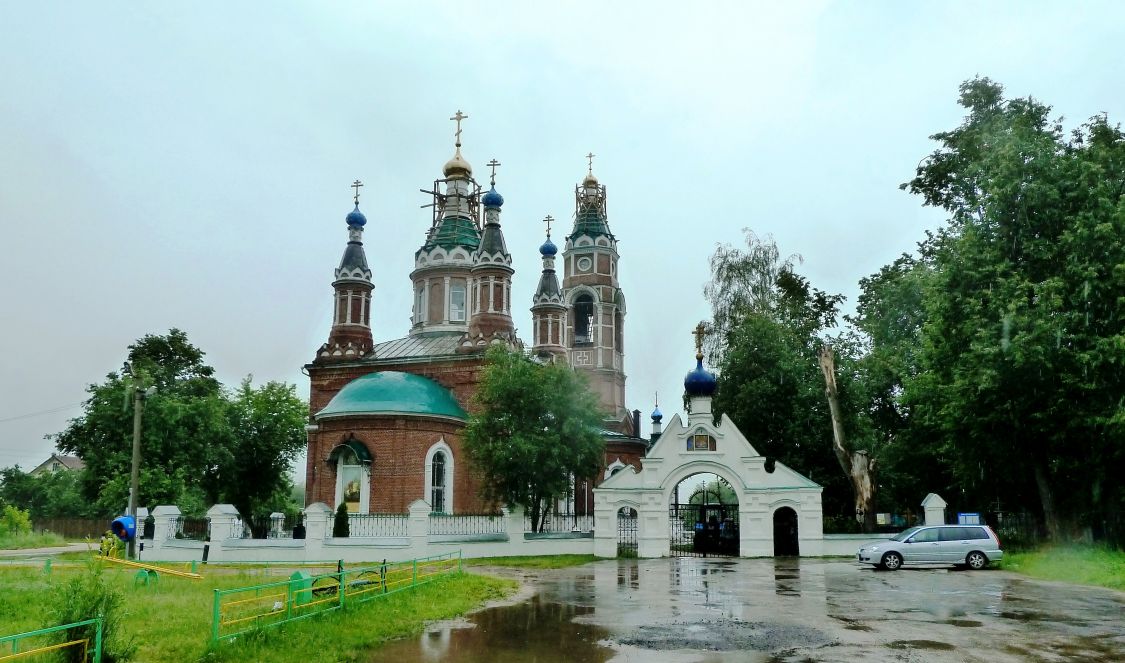 Игнатьево. Церковь Георгия Победоносца (новая). фасады