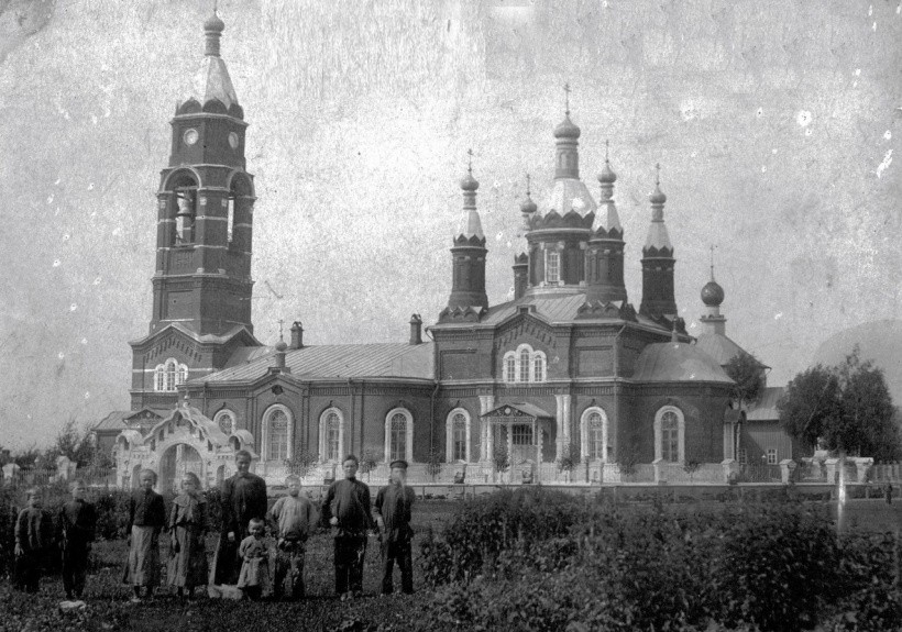 Игнатьево. Церковь Георгия Победоносца (новая). архивная фотография
