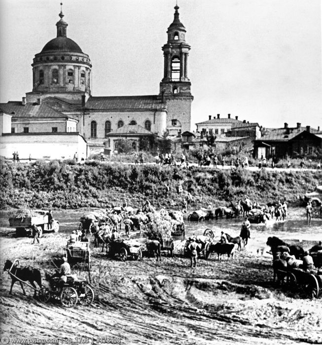 Собор Михаила Архангела, Орёл (Орёл, город, Орловская область). архивная фотография, Фото с сайта pastvu.ru Фото 1941-43 гг.