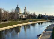 Собор Михаила Архангела, Вид с Александровского моста<br>, Орёл, Орёл, город, Орловская область