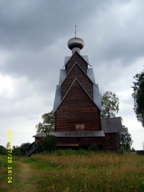 Ширково. Церковь Рождества Иоанна Предтечи (деревянная). фасады