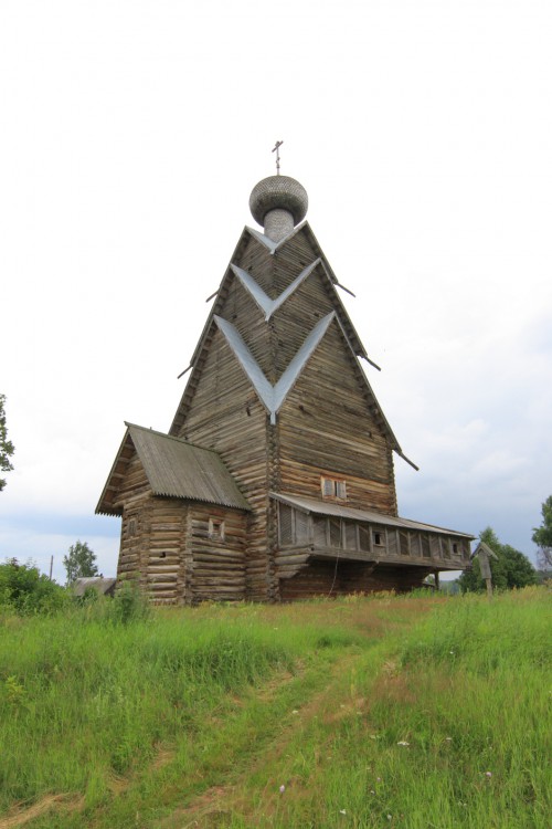 Ширково. Церковь Рождества Иоанна Предтечи (деревянная). фасады
