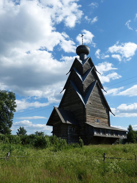 Ширково. Церковь Рождества Иоанна Предтечи (деревянная). фасады