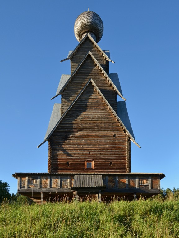 Церковь Рождества Иоанна Предтечи (деревянная), Ширково (Пеновский район, Тверская область). фасады, Западный фасад