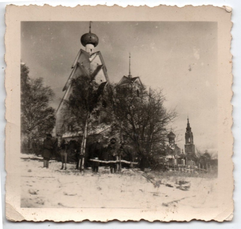 Церковь Рождества Иоанна Предтечи (деревянная), Ширково (Пеновский район, Тверская область). архивная фотография, Фото 1941 г. с аукциона e-bay.de