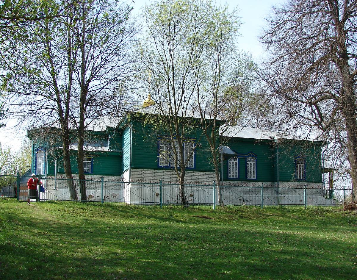 Северный фасад, фасады. Церковь Троицы Живоначальной в Горчаках, Медвёдово (Клинцовский район, Брянская область)