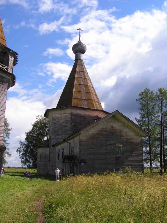 Церковь Богоявления Господня, Погост (Ошевенск) (Каргопольский район, Архангельская область). фасады, Фото Людмилы Васильковой