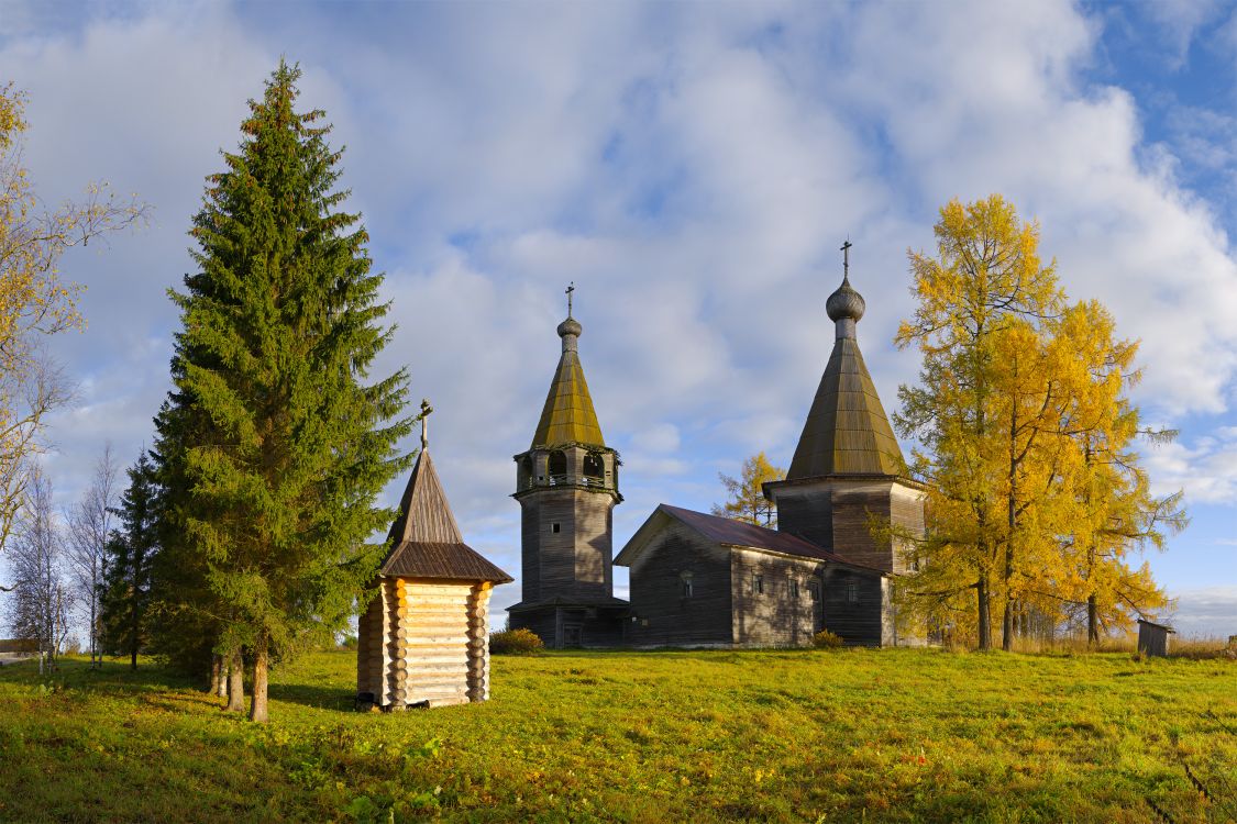 Церковь Богоявления Господня, Погост (Ошевенск) (Каргопольский район, Архангельская область). фасады