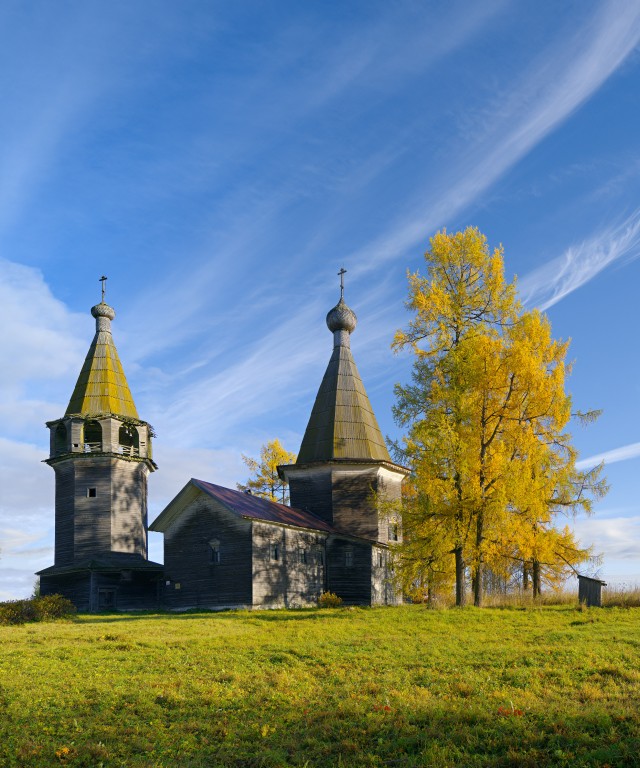 Церковь Богоявления Господня, Погост (Ошевенск) (Каргопольский район, Архангельская область). художественные фотографии