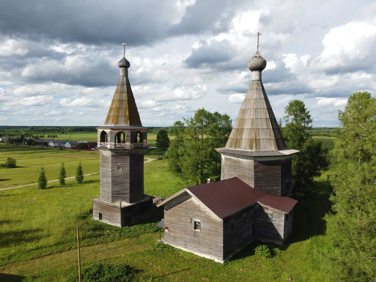 Церковь Богоявления Господня, Погост (Ошевенск) (Каргопольский район, Архангельская область). фасады