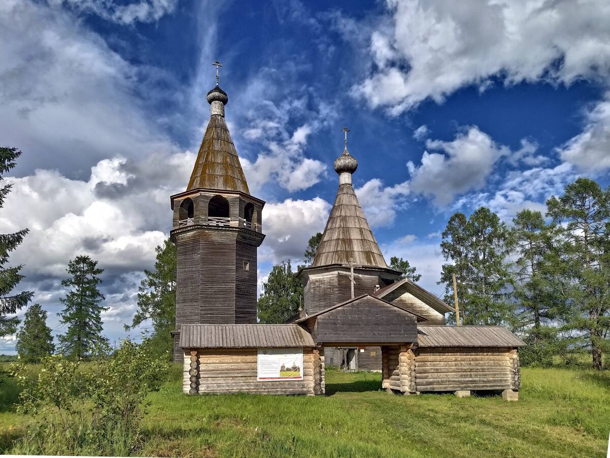 Церковь Богоявления Господня, Погост (Ошевенск) (Каргопольский район, Архангельская область). фасады