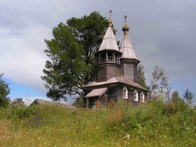Часовня Георгия Победоносца, Низ (МО Ошевенское) (Каргопольский район, Архангельская область). фасады, Фото Людмилы Васильковой
