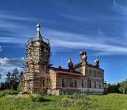 Церковь Георгия Победоносца, , Наволочный (Река), Каргопольский район, Архангельская область