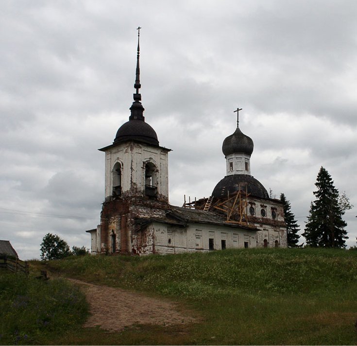 Церковь Петра и Павла, Морщихинская (Лёкшмозеро) (Каргопольский район, Архангельская область). фасады