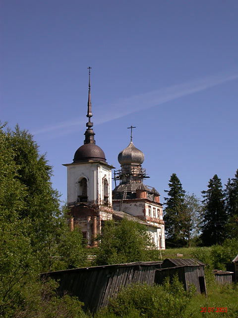 Морщихинская (Лёкшмозеро). Церковь Петра и Павла. фасады