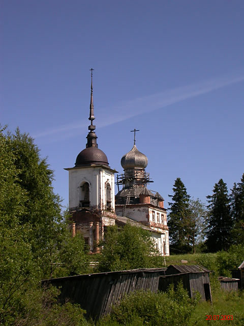 Церковь Петра и Павла, Морщихинская (Лёкшмозеро) (Каргопольский район, Архангельская область). фасады