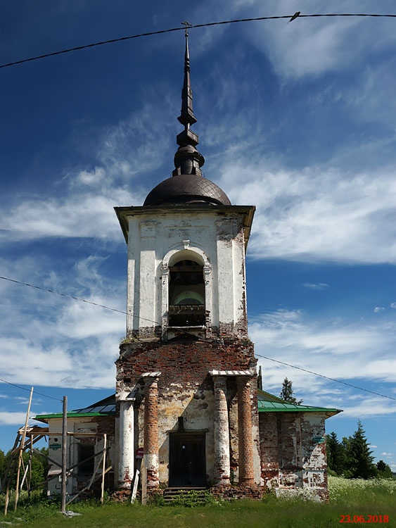 Морщихинская (Лёкшмозеро). Церковь Петра и Павла. 