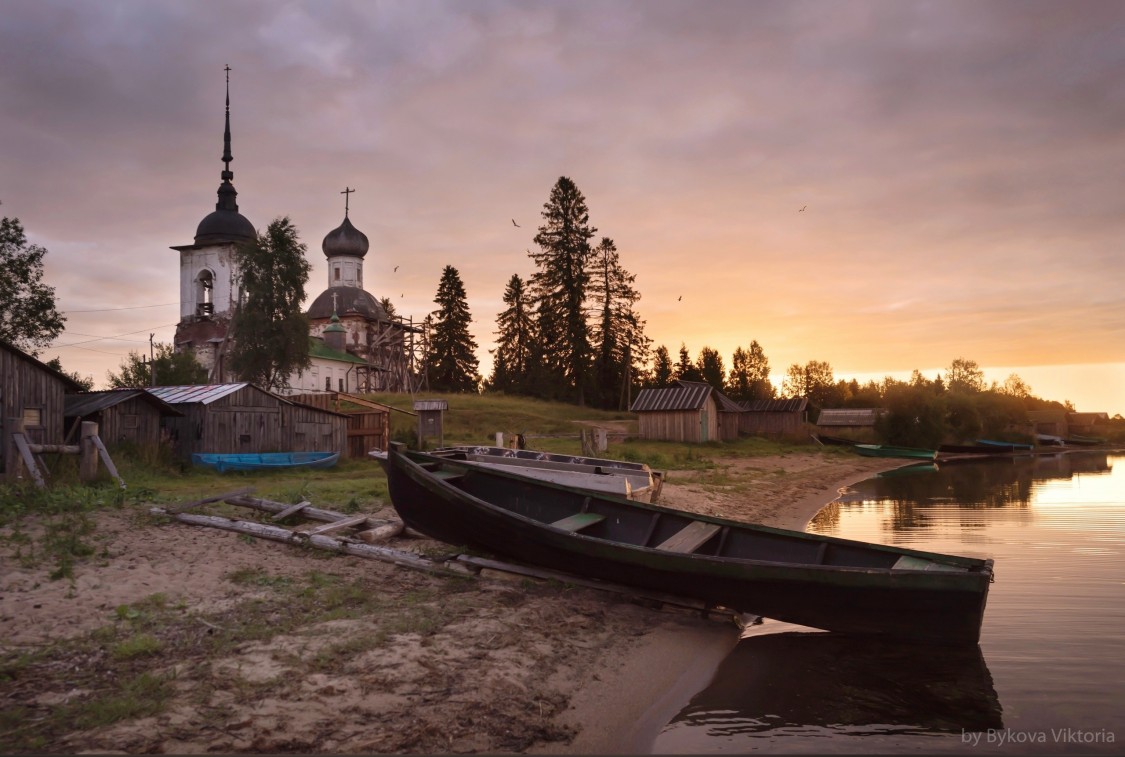 Морщихинская (Лёкшмозеро). Церковь Петра и Павла. художественные фотографии