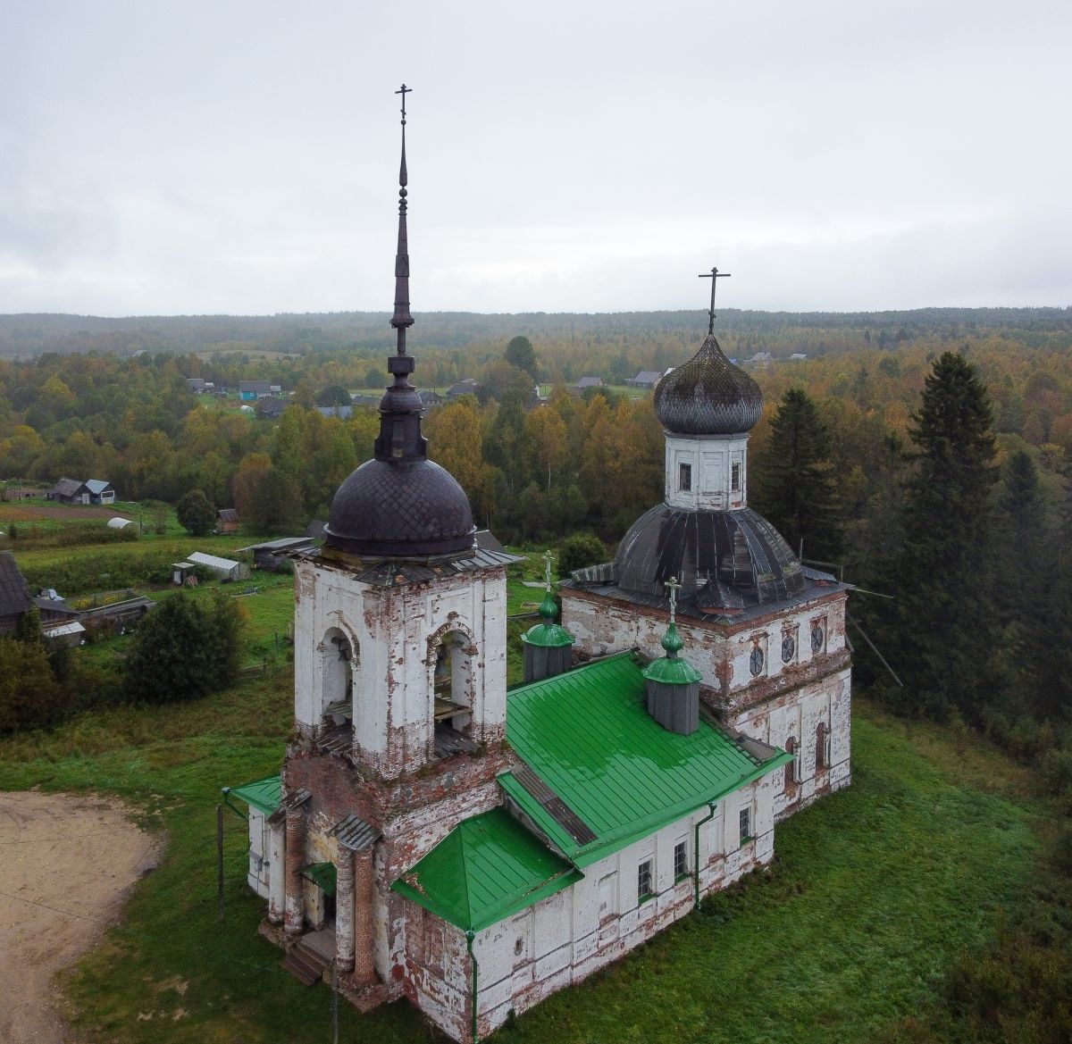 Церковь Петра и Павла, Морщихинская (Лёкшмозеро) (Каргопольский район, Архангельская область). фасады
