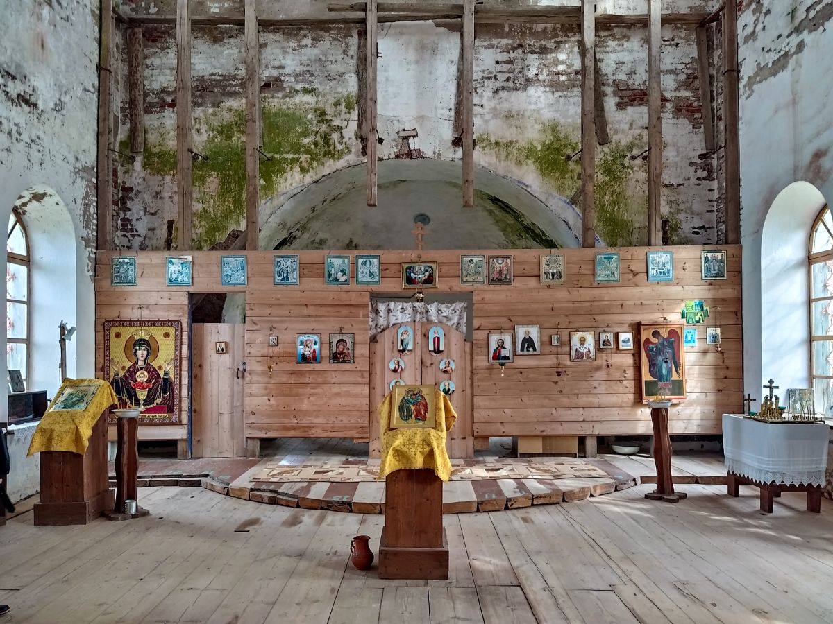 Церковь Петра и Павла, Морщихинская (Лёкшмозеро) (Каргопольский район, Архангельская область). интерьер и убранство