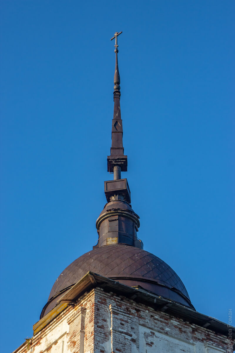 Церковь Петра и Павла, Морщихинская (Лёкшмозеро) (Каргопольский район, Архангельская область). архитектурные детали, Шпиль колокольни