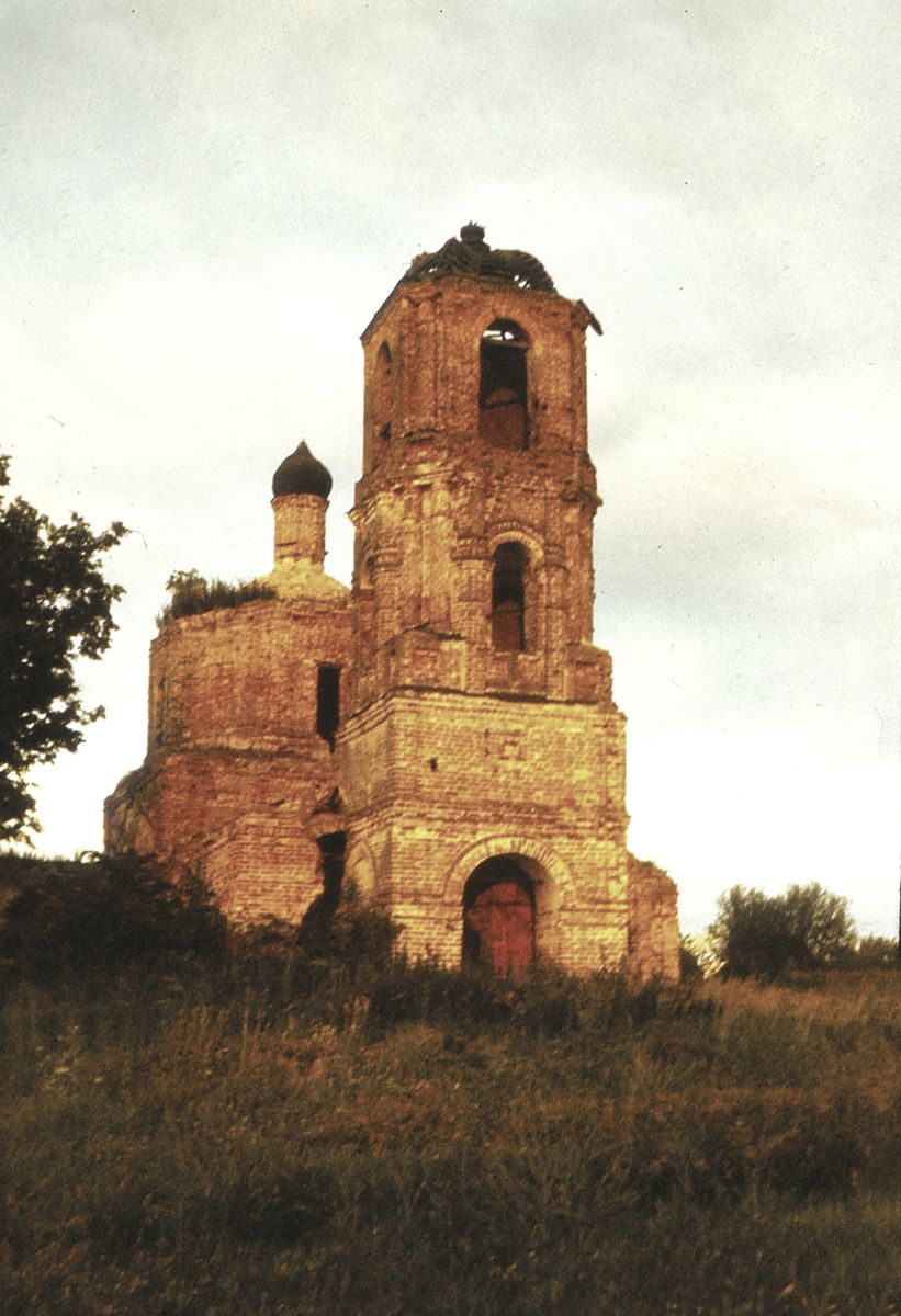 документальные фотографии. Церковь Зачатия Иоанна Предтечи, Губино (Козельский район, Калужская область)